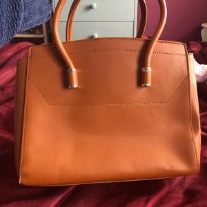 Tan leather bag